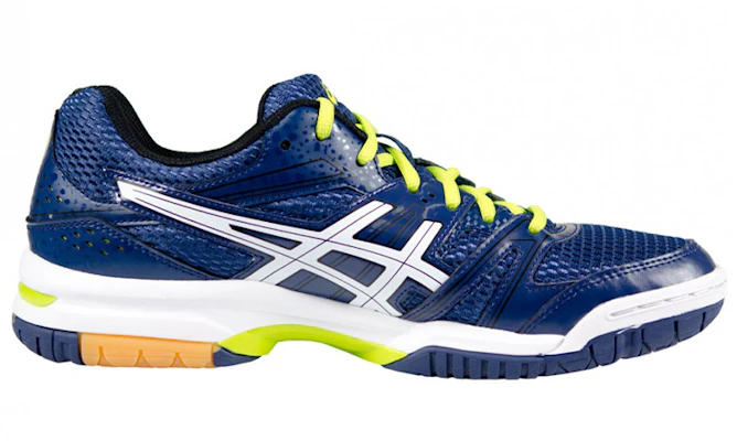Asics Gel-Rocket 7 舒適防滑運動跑步鞋 藍黃拼色 Order Asics Gel-Rocket 7 舒適防滑運動跑步鞋 藍黃拼色