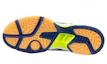 Shop Asics Gel-Rocket 7 舒適防滑運動跑步鞋 藍黃拼色
