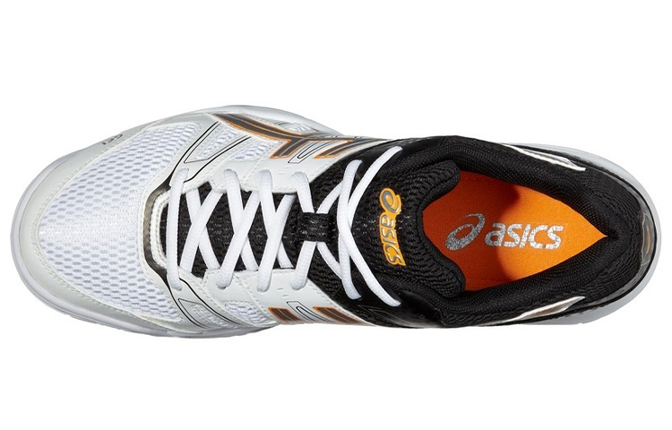 Shop ASICS Gel-Rocket 7 ''Wit Zwart'' B405N-0193