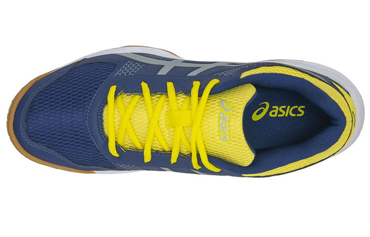 Lookbook アシックス ゲルロケット8 青黄 (Ashikkusu Geruroketto 8 AoKi) B006A-402