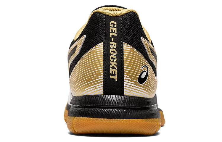 Shop ASICS Gel-Rocket 9 Black//Gold 'White' 1073A014-100