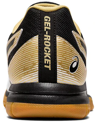ASICS Gel-Rocket 9 Black//Gold 'White' 1073A014-100 Shop ASICS Gel-Rocket 9 Black//Gold 'White' 1073A014-100