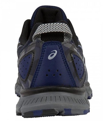 Asics Gel-Scram 減震防滑 低筒 跑步鞋 男款 黑藍拼色 Lookbook Asics Gel-Scram 減震防滑 低筒 跑步鞋 男款 黑藍拼色