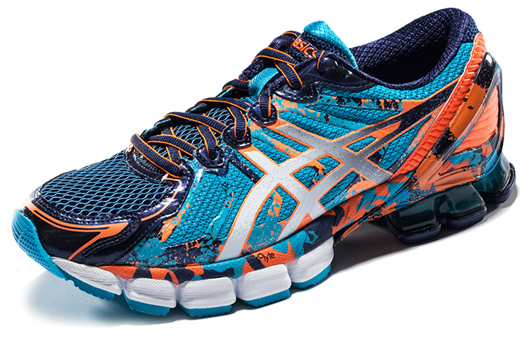 Order ASICS Gel-Sendai ''Blauw Wit Oranje'' T4A1N-4801