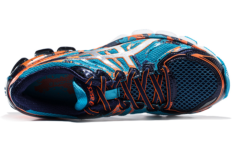 Lookbook ASICS Gel-Sendai ''Blauw Wit Oranje'' T4A1N-4801