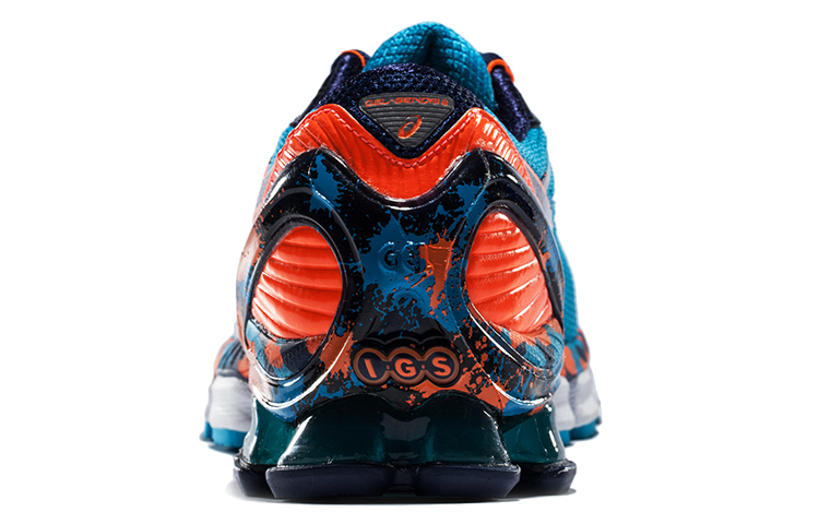 Shop ASICS Gel-Sendai ''Blauw Wit Oranje'' T4A1N-4801