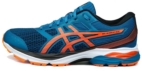 亚瑟士 Gel-Shogun 3 蓝橙色拼接跑鞋 1011B251-401 Buy 亚瑟士 Gel-Shogun 3 蓝橙色拼接跑鞋 1011B251-401