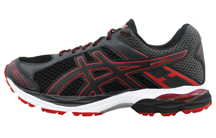 ASICS Gel-Shogun Low 'Black Red' 1Z11A007-002