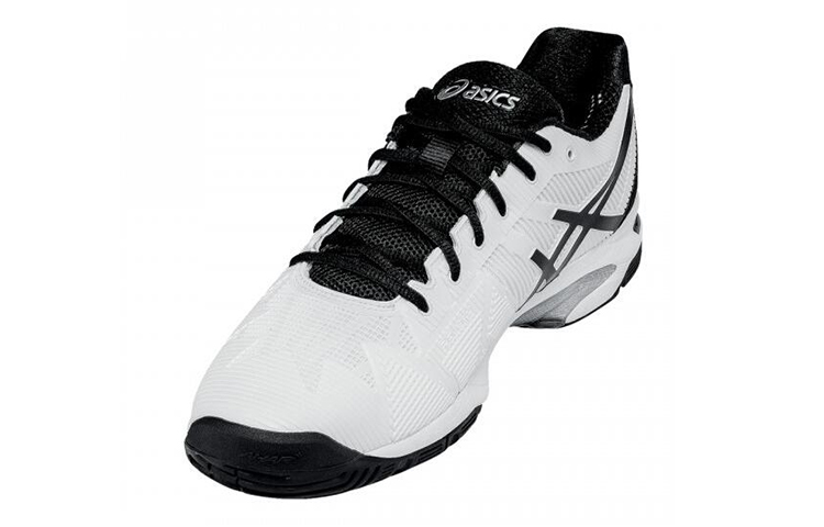 Order Asics Gel-Solution Speed 3 防滑透氣 低筒 跑步鞋 男款 白黑色