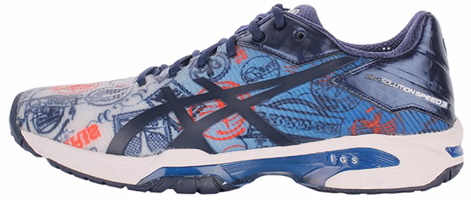 ASICS Gel-Solution Speed 3 'Biru Hitam' E711N-4549 Buy ASICS Gel-Solution Speed 3 'Biru Hitam' E711N-4549