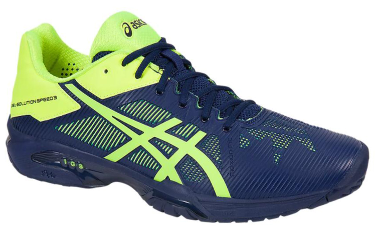 Lookbook Asics Gel-Solution Speed 3 跑步鞋 藍熒光黃
