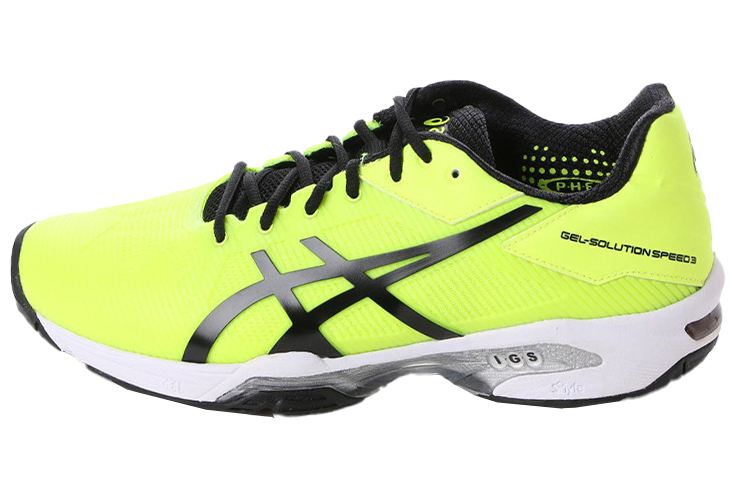 ASICS Gel-Solution Speed 3 OC Yellow 'Durable Low-Top Running Shoe' TLL768-584