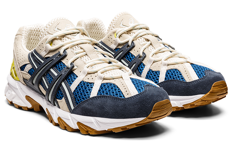 Shop Asics Gel-Sonoma 15-50 復古休閒 低筒 跑步鞋 男款 米灰藍 特別禮盒限量款