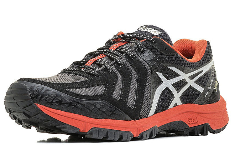 Lookbook ASICS Gel-Sonoma 2 黑橙色跑鞋 T634N-9093