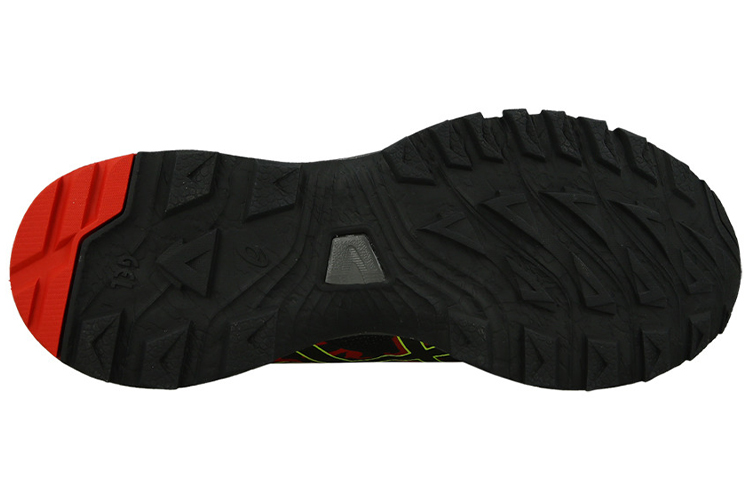 Shop Asics Gel-Sonoma 3 G-Tx 耐磨防滑 低筒跑步鞋 紅黑