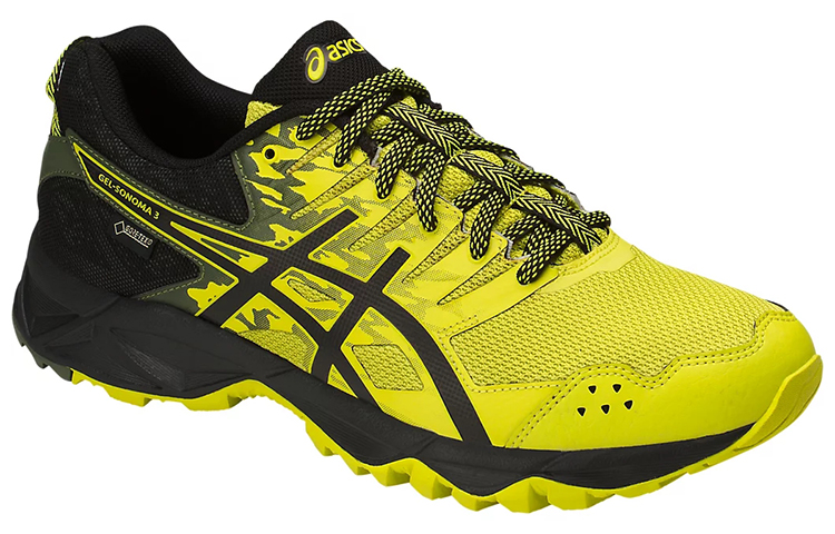 Lookbook Asics Gel-Sonoma 3 G-Tx 低筒 跑步鞋 男款 黄黑色