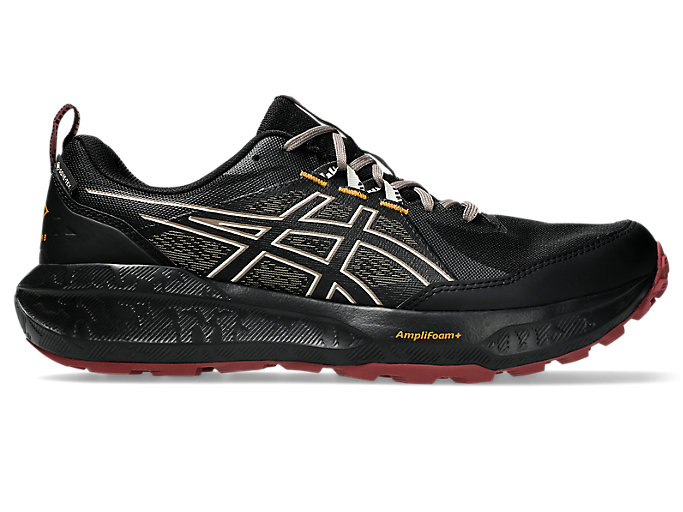 Cheap ASICS GEL-SONOMA 8 GTX Trail Running Shoes Black/Brisket Red 1011B977-005