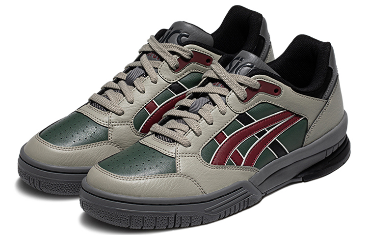 Lookbook ASICS Gel-Spotlyte Low 'Hijau Tua Burgundy' 1203A505-300