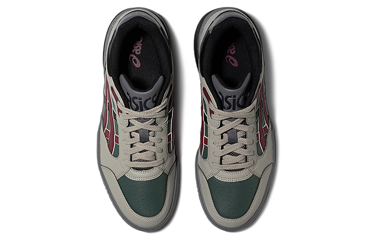 Shop ASICS Gel-Spotlyte Low 'Hijau Tua Burgundy' 1203A505-300