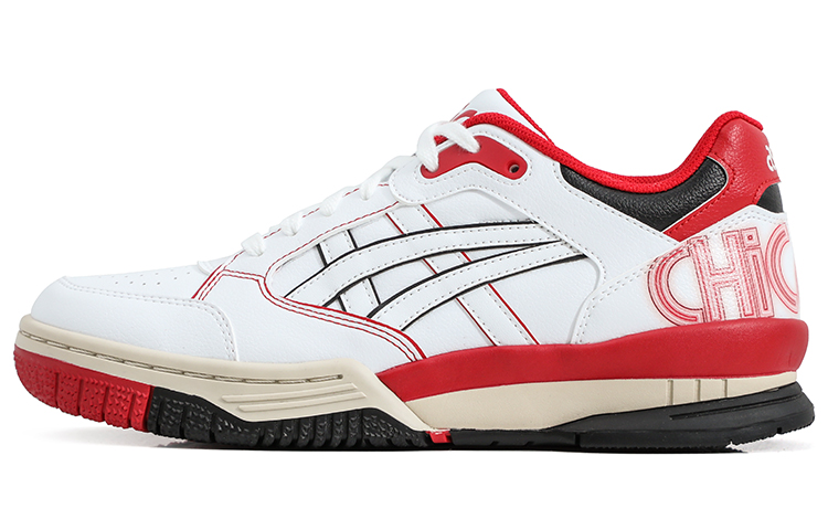 ASICS GEL-SPOTLYTE LOW Retro Basketball Shoes White Red Unisex Chicago Limited 'White Red' 1203A233-100