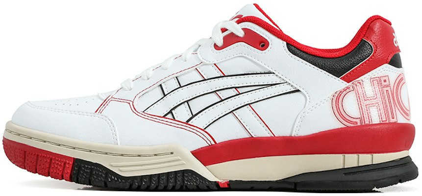 ASICS GEL-SPOTLYTE LOW 芝加哥限定复古篮球鞋 白红男女款 1203A233-100 Buy ASICS GEL-SPOTLYTE LOW 芝加哥限定复古篮球鞋 白红男女款 1203A233-100