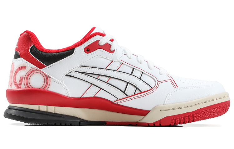 Lookbook ASICS GEL-SPOTLYTE LOW 芝加哥限定复古篮球鞋 白红男女款 1203A233-100