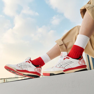 ASICS GEL-SPOTLYTE LOW 芝加哥限定复古篮球鞋 白红男女款 1203A233-100 Sizing ASICS GEL-SPOTLYTE LOW 芝加哥限定复古篮球鞋 白红男女款 1203A233-100