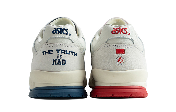 Lookbook 아식스 젤-스폿라이트 로우 V2 '화이트 블루 레드' 1203A431-100