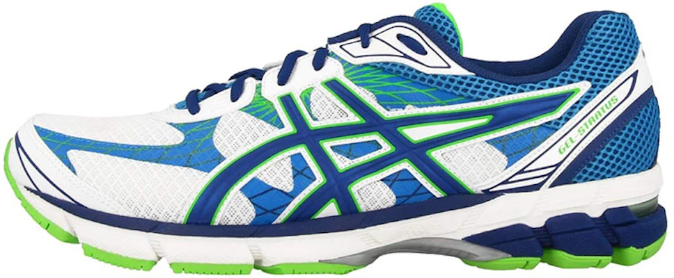 Asics Gel-Stratus 緩震防滑 低筒運動跑步鞋 藍白 Buy Asics Gel-Stratus 緩震防滑 低筒運動跑步鞋 藍白