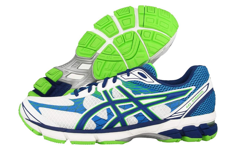 Lookbook Asics Gel-Stratus 緩震防滑 低筒運動跑步鞋 藍白