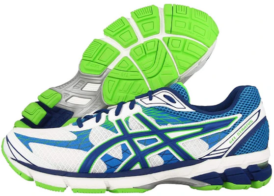 Asics Gel-Stratus 緩震防滑 低筒運動跑步鞋 藍白 Lookbook Asics Gel-Stratus 緩震防滑 低筒運動跑步鞋 藍白