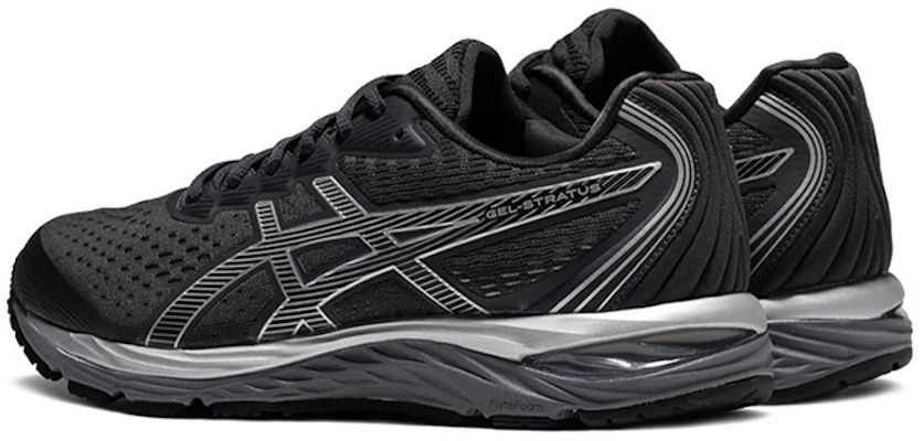Asics Gel-Stratus 低筒跑步鞋 黑灰 Lookbook Asics Gel-Stratus 低筒跑步鞋 黑灰