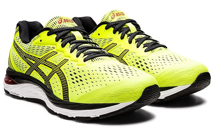 Lookbook Asics Gel-Stratus 減震防滑運動跑步鞋 亮黃色