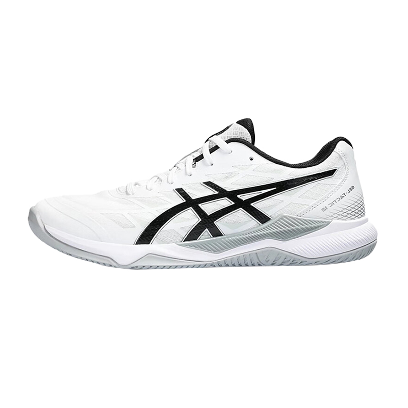 ASICS Gel-Tactic 12 Low-Top White/Blue Training Shoes - Stable & Cushioned 1071A090-100 - White/Black