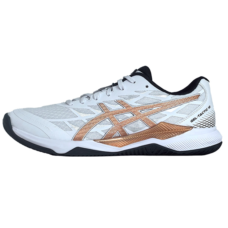 Asics Gel-Tactic 12 Silver Low-Top Breathable Training Shoes 1073A071-101 Men's and Women's Volleyball Teams