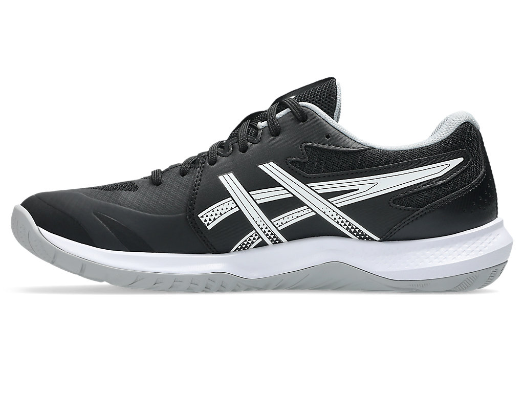 Shop ASICS GEL-TACTIC 13 室內運動鞋 黑白配色 1073A079-001