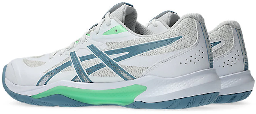 아식스 젤택틱 13 실내 스포츠화 화이트/사바 블루 1073A079-102 Lookbook 아식스 젤택틱 13 실내 스포츠화 화이트/사바 블루 1073A079-102