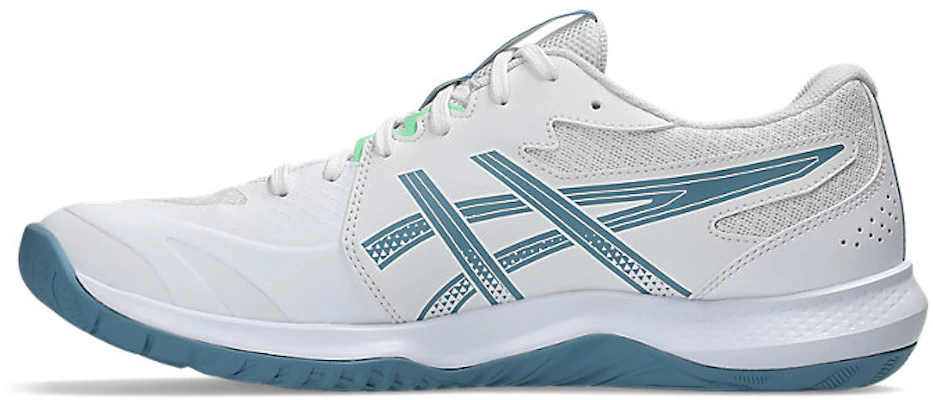 아식스 젤택틱 13 실내 스포츠화 화이트/사바 블루 1073A079-102 Shop 아식스 젤택틱 13 실내 스포츠화 화이트/사바 블루 1073A079-102