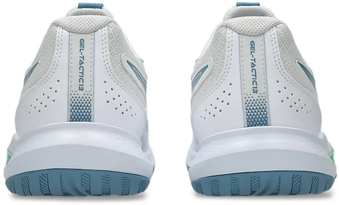 아식스 젤택틱 13 실내 스포츠화 화이트/사바 블루 1073A079-102 Purchase 아식스 젤택틱 13 실내 스포츠화 화이트/사바 블루 1073A079-102