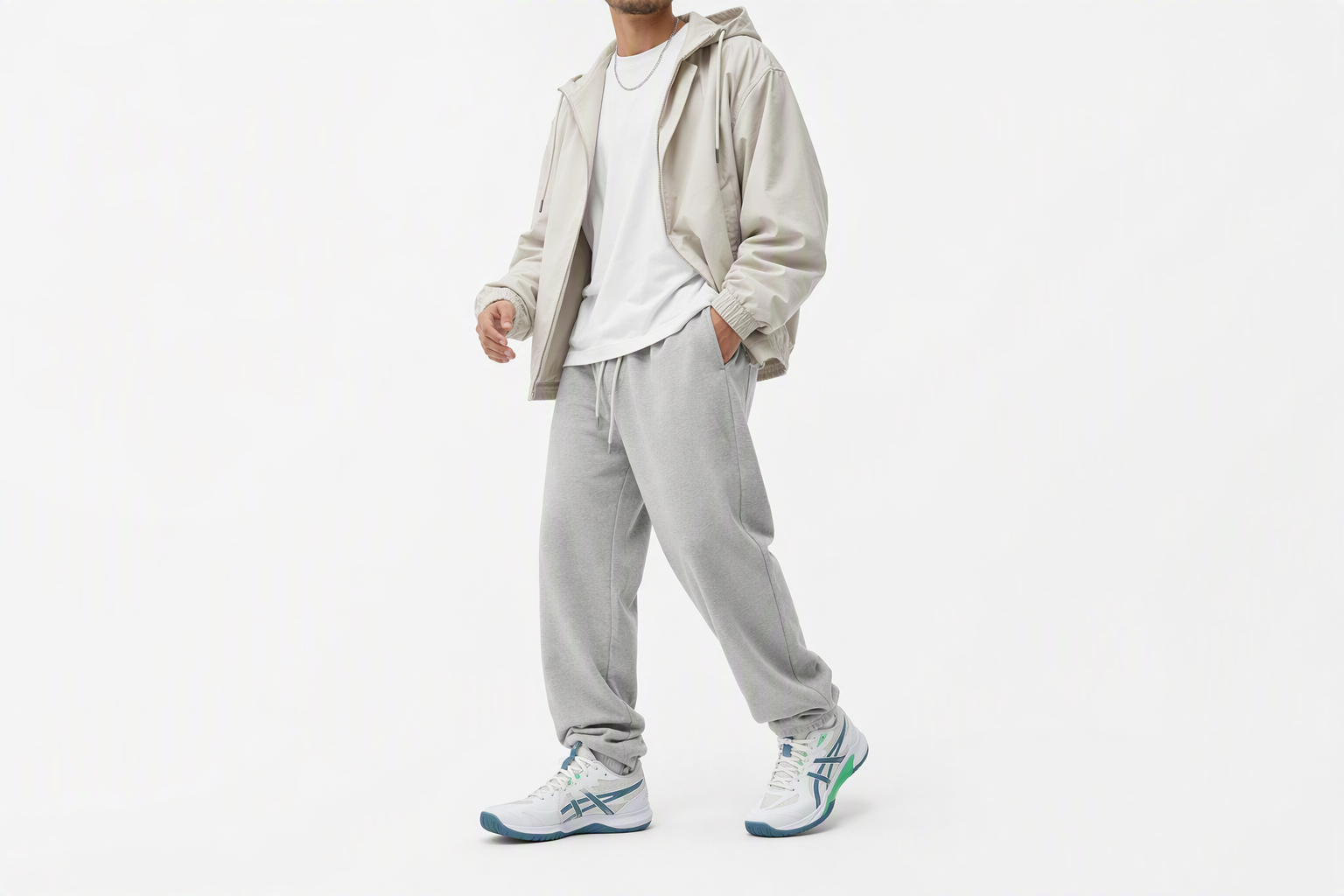 Order ASICS GEL-Tactic 13 宽版室内场地鞋 白色/靛蓝 1073A078-102