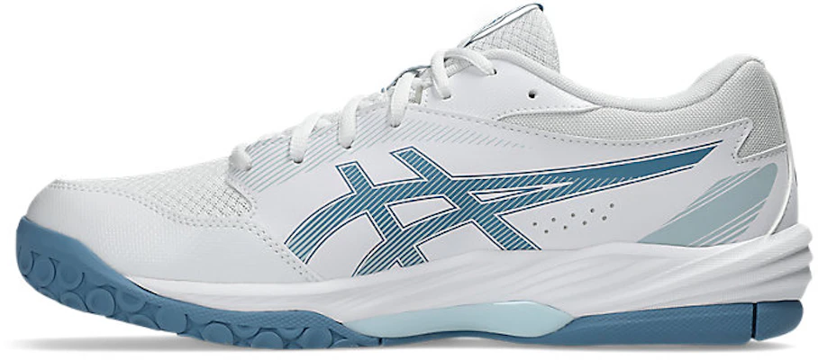 アシックス GEL-TASK 4 室内コートシューズ ホワイト/サバブルー 1071A103-103 Shop アシックス GEL-TASK 4 室内コートシューズ ホワイト/サバブルー 1071A103-103