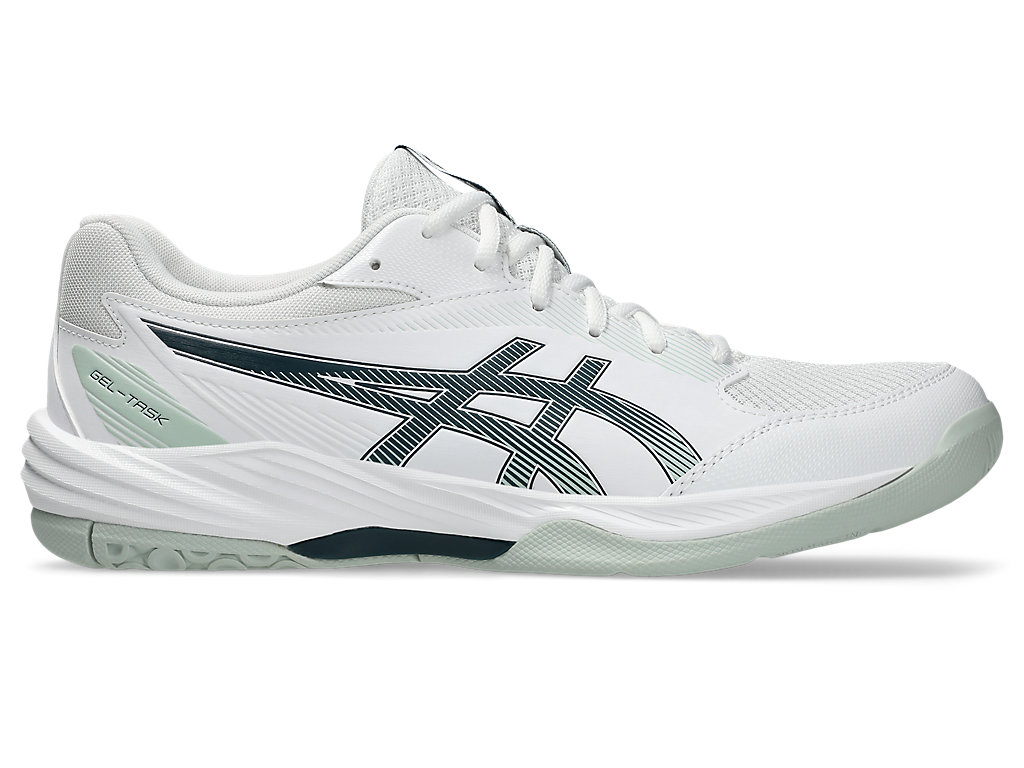 Buy 아식스 젤태스크 4 배구/코트화 화이트/트랜퀄 틸 1071A103-102