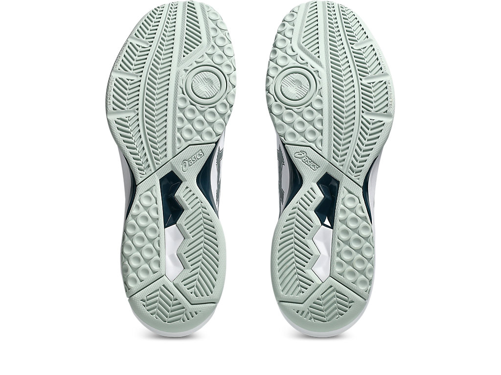 Sizing 아식스 젤태스크 4 배구/코트화 화이트/트랜퀄 틸 1071A103-102