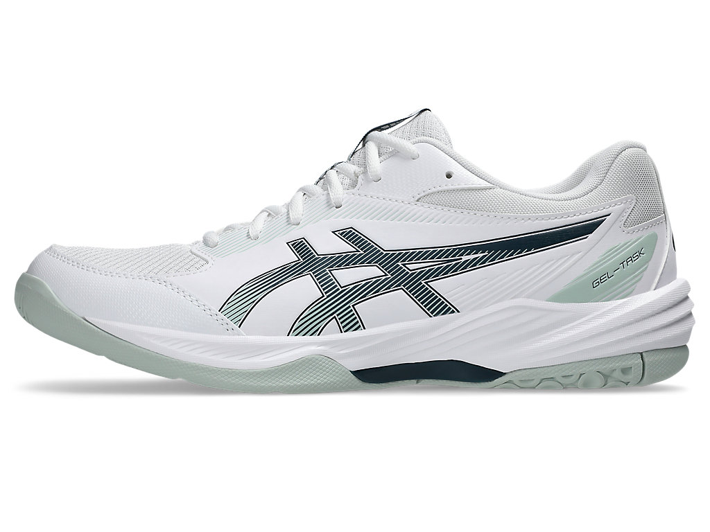 Cheap 아식스 젤태스크 4 배구/코트화 화이트/트랜퀄 틸 1071A103-102