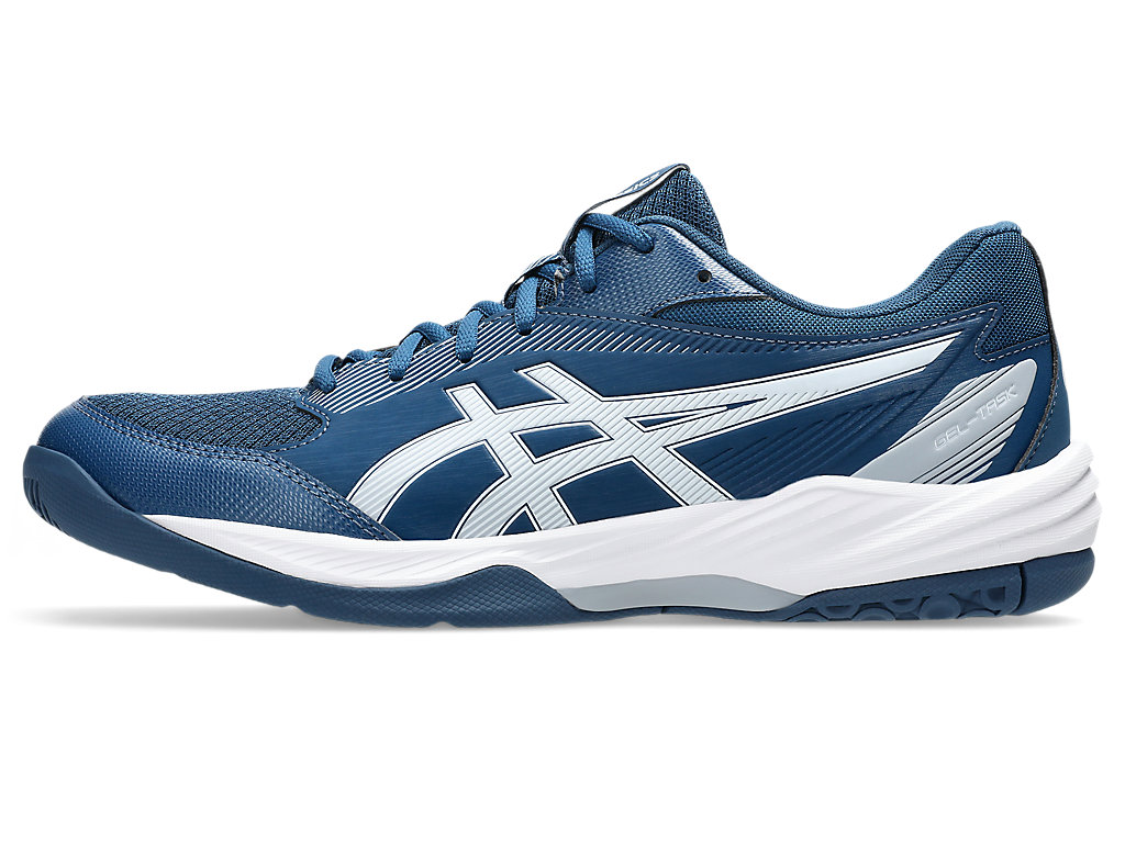 Cheap ASICS GEL-TASK 4 Volleyball/Sports Shoes Mako Blue/White 1071A103-401