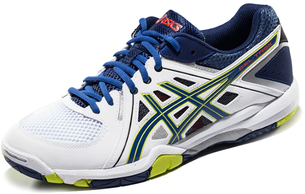 ASICS Gel-Task ''Bianco Blu Giallo Colorblock'' B505Y-0142 Order ASICS Gel-Task ''Bianco Blu Giallo Colorblock'' B505Y-0142