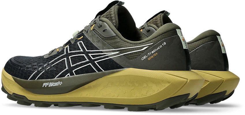 ASICS GEL-TRABUCO 13 GTX 越野跑鞋 黑色/低語綠 1011B978-003 Lookbook ASICS GEL-TRABUCO 13 GTX 越野跑鞋 黑色/低語綠 1011B978-003