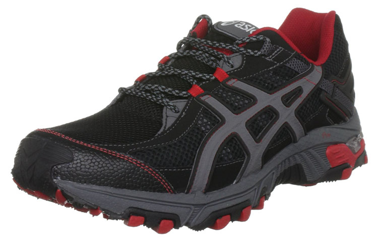 Lookbook ASICS Gel-Trabuco 14 'Black Grey Red' T1D1N-9074