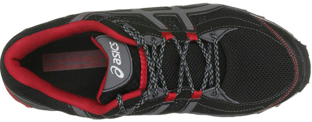 ASICS Gel-Trabuco 14 'Black Grey Red' T1D1N-9074 Shop ASICS Gel-Trabuco 14 'Black Grey Red' T1D1N-9074
