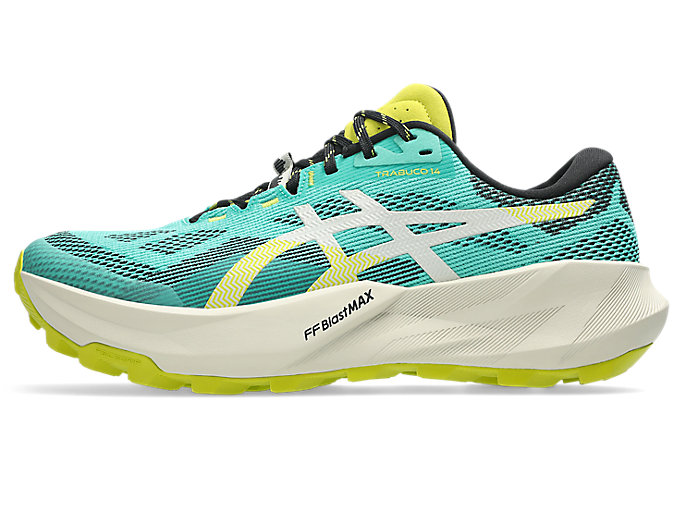 Cheap ASICS GEL-Trabuco 14 Trail Running Shoes Aurora Green/Light Dust 1011C166-300